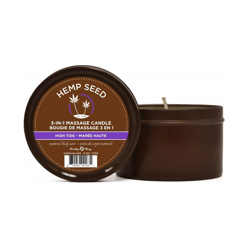 Earthly Body Bougie de massage High Tide Marée Haute 170g